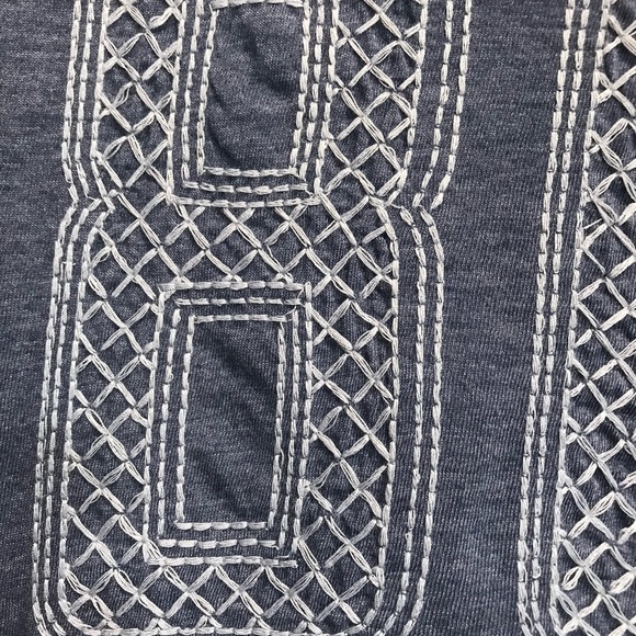 Mason & Mackenzie Top Crop Long Sleeve Fleece Size Medium - Picture 2 of 6